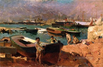 バレンシアス港の画家 ホアキン・ソローリャ Oil Paintings